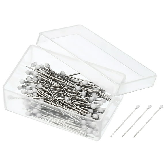 Uxcell Sewing Pins Decorative Quilting Straight Pin for Sewing DIY, White 5 Set