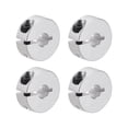 thumbnail image 1 of Uxcell Shaft Collar 0.31" Single Split Aluminum Clamping Collar Shaft Collars with Set Screw Silver Tone 4 Pack, 1 of 4