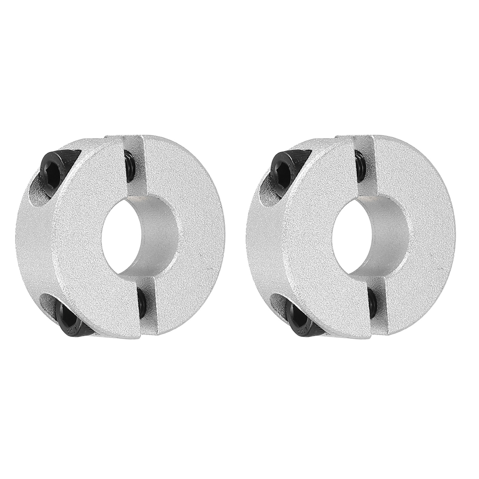 Uxcell Shaft Collar 0.55 Inch Bore Double Split Aluminum Clamping