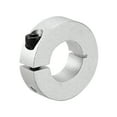 thumbnail image 1 of Uxcell Shaft Collar 0.87" Single Split Aluminum Clamping Collar Shaft Collars with Set Screw Silver Tone, 1 of 4