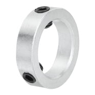 2 Colliers D'arbre Doubles Fendus En Aluminium - Alésage 1 Pouce, Diamètre Extérieur 1-3/4 Pouce - Neuf