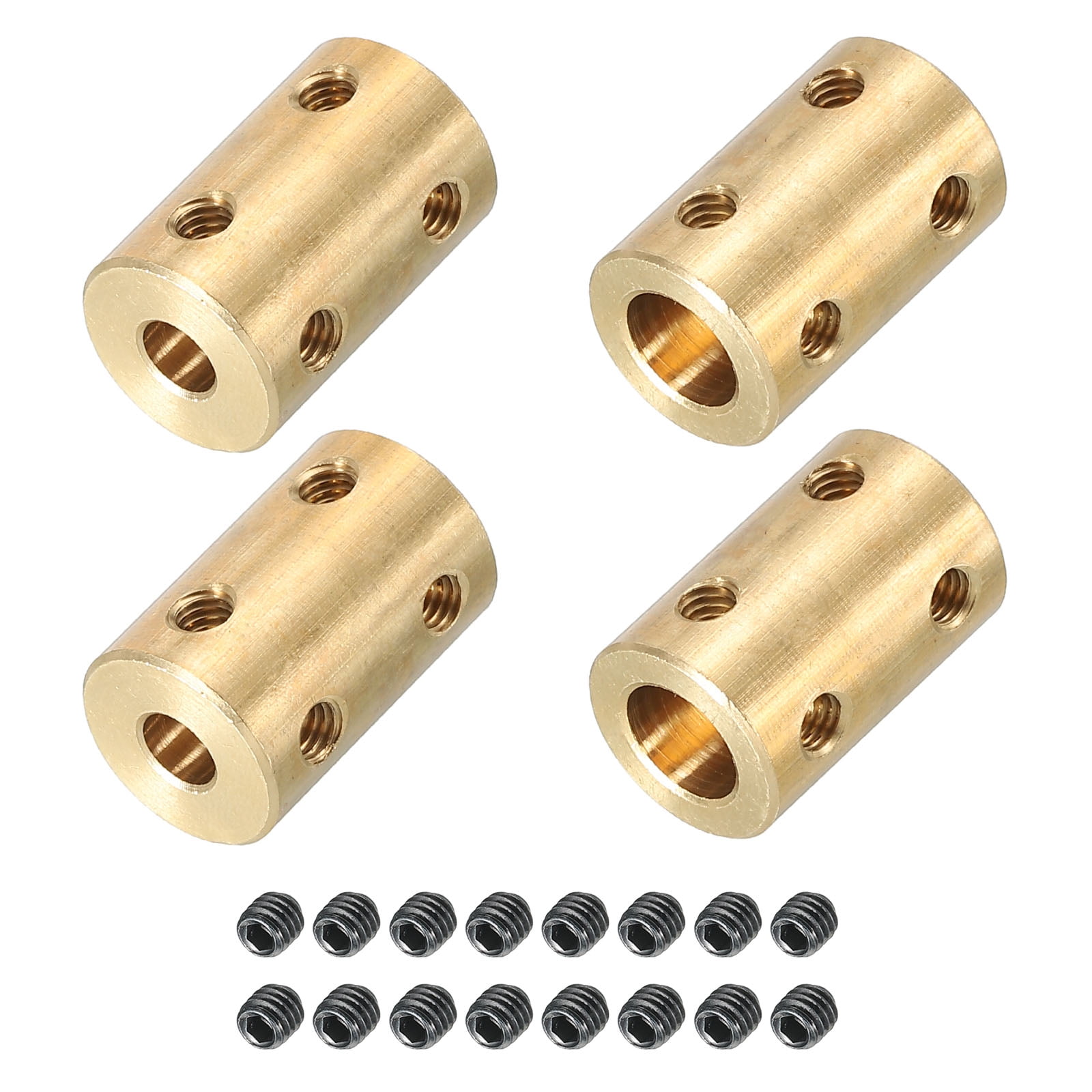 Sourcing Map Rigid Screw Coupling 4mm To 8mm Shaft Coupler Connector