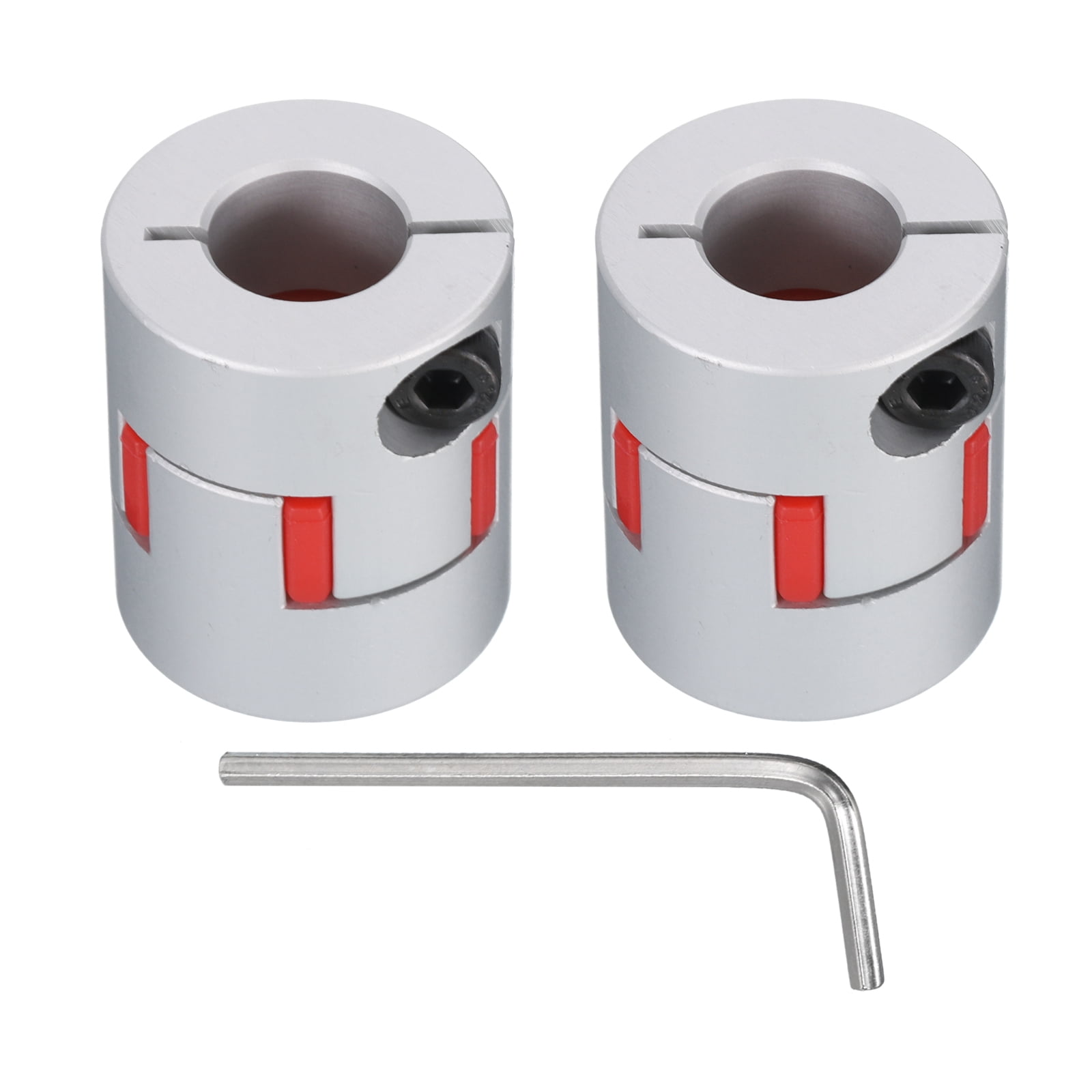 Shaft Coupling 4mm To 4mm L25xD14 Rigid Stepper Motor Wheel Coupler Blue 2 Pcs | UK - View #5