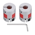 thumbnail image 1 of Uxcell Shaft Coupling 8mm to 8mm Bore L25xD20 Flexible Coupler for 3D Printer CNC Machine Pack of 2, 1 of 4