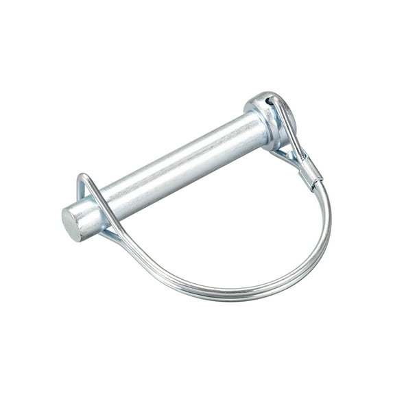 Uxcell Shaft Locking Pin 10mm x 60mm Coupler Pin for Farm Trailers Lawn Garden in Arch