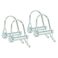 thumbnail image 1 of Uxcell Shaft Locking Pin W Ear Safety Coupler Pin Pto Pin Round Arch Wire Retainer 2/5x2" 4, 1 of 7