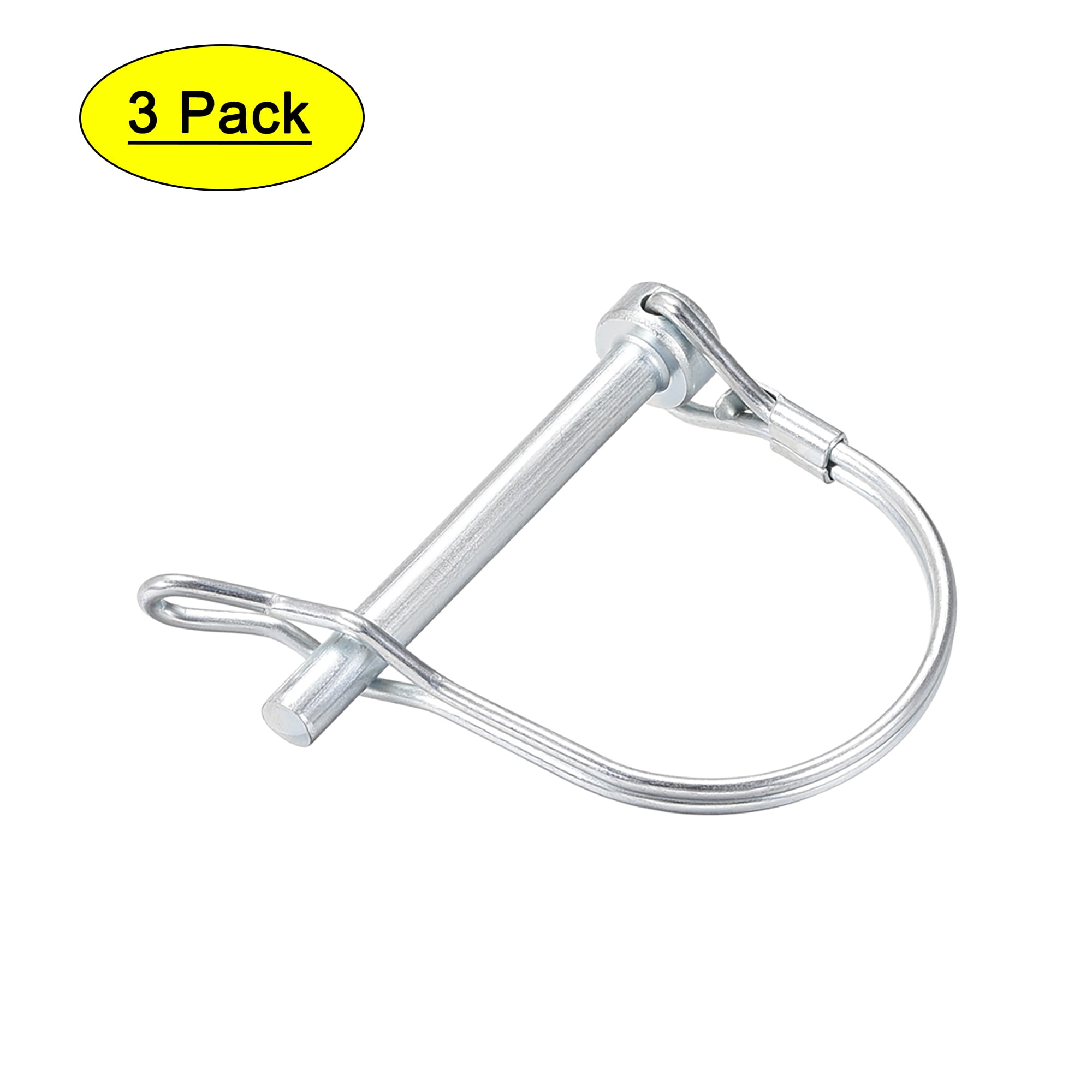 Uxcell Shaft Locking Pin w Ear 6mm x 55mm Coupler Pin for Farm Trailers ...