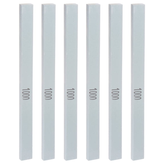 Uxcell Sharpening Stones 1000 Grit 150x12x6mm Green Silicon Carbide Whetstone 6 Pack
