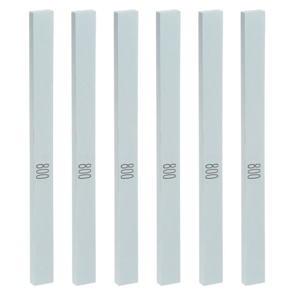 Uxcell Sharpening Stones 800 Grit 150x12x6mm Green Silicon Carbide Whetstone 6 Pack