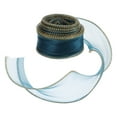 thumbnail image 1 of Uxcell Sheer Organza Ribbon, Gifts Wrap Ribbons with Golden Border for Wedding Party Blue, 1 of 5