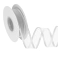 thumbnail image 1 of Uxcell Sheer Wide Organza Ribbon (1 Inch x 25 Yards) - with Chiffon Satin Ribbon Edge, for Gift Wrapping Wedding Birthday Bouquet Crafts DIY Decor, Gray, 1 of 7