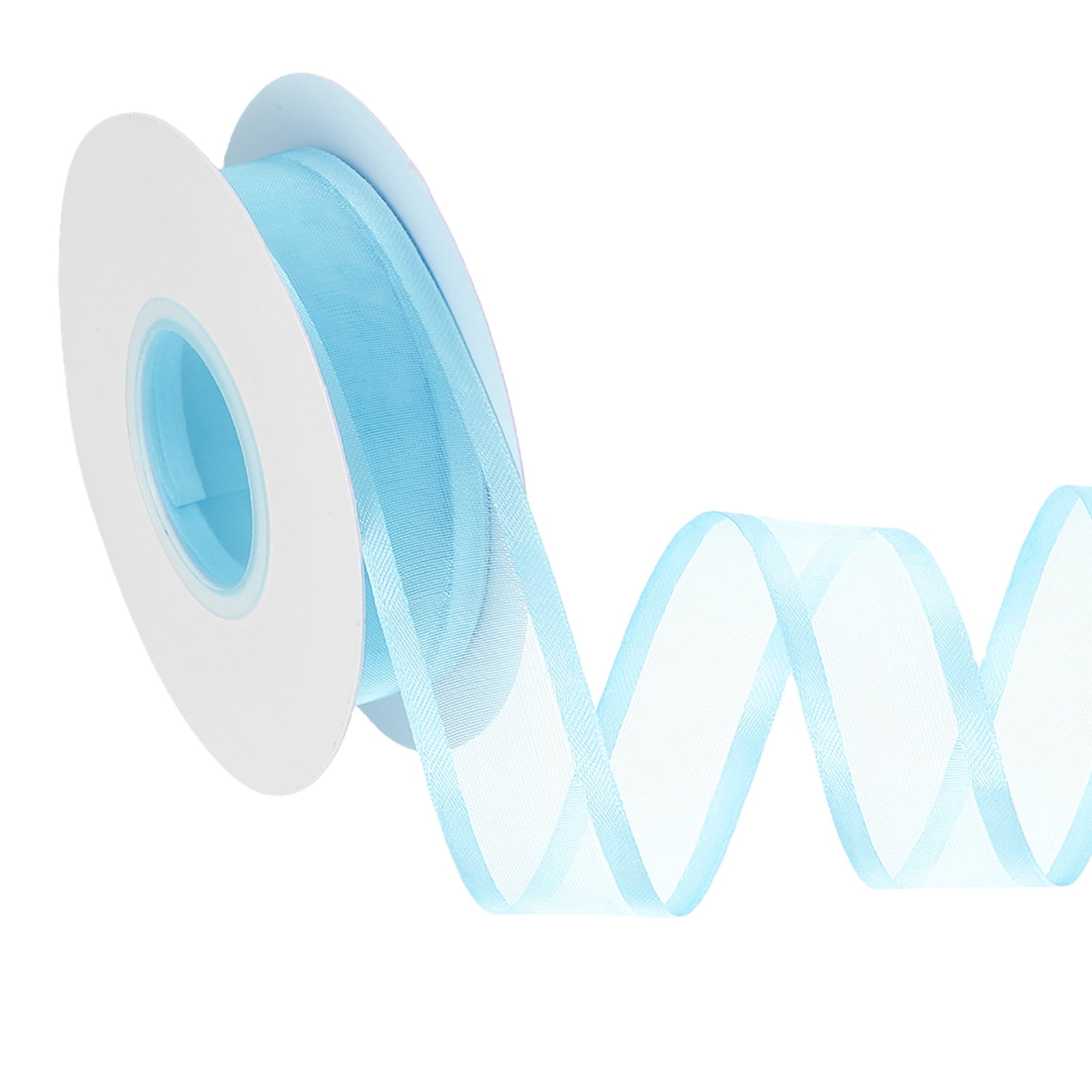 Slub Ribbon Uxcell Sheer Wide Organza Ribbon (1 Inch x 25 Yards) - with Chiffon ...