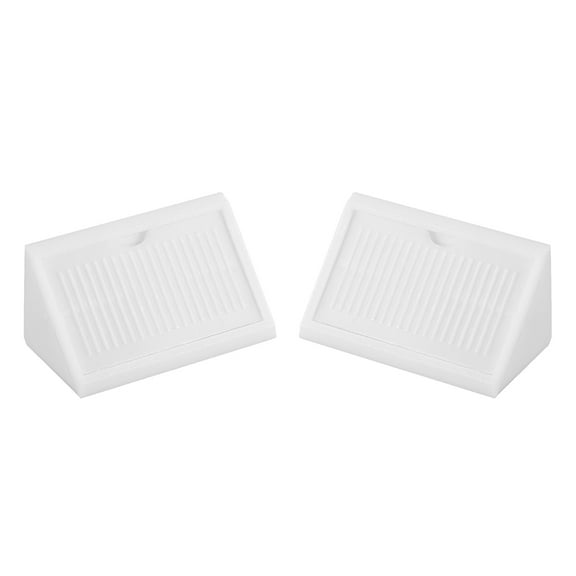 Uxcell Shelf Door 42mmx20mmx20mm 4 Holes Plastic Corner Braces Angle Brackets White 100 Pcs