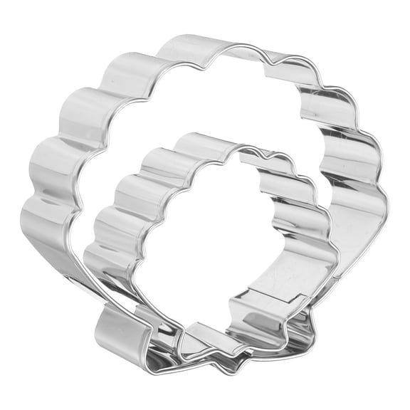 Uxcell Shells Cookie Cutter Set Assorted Sizes Stainless Steel Polish