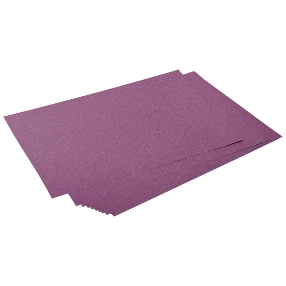Uxcell Shimmer Cardstock Paper 25 Sheets 8x11.5" 92 lb/250gsm Burgundy