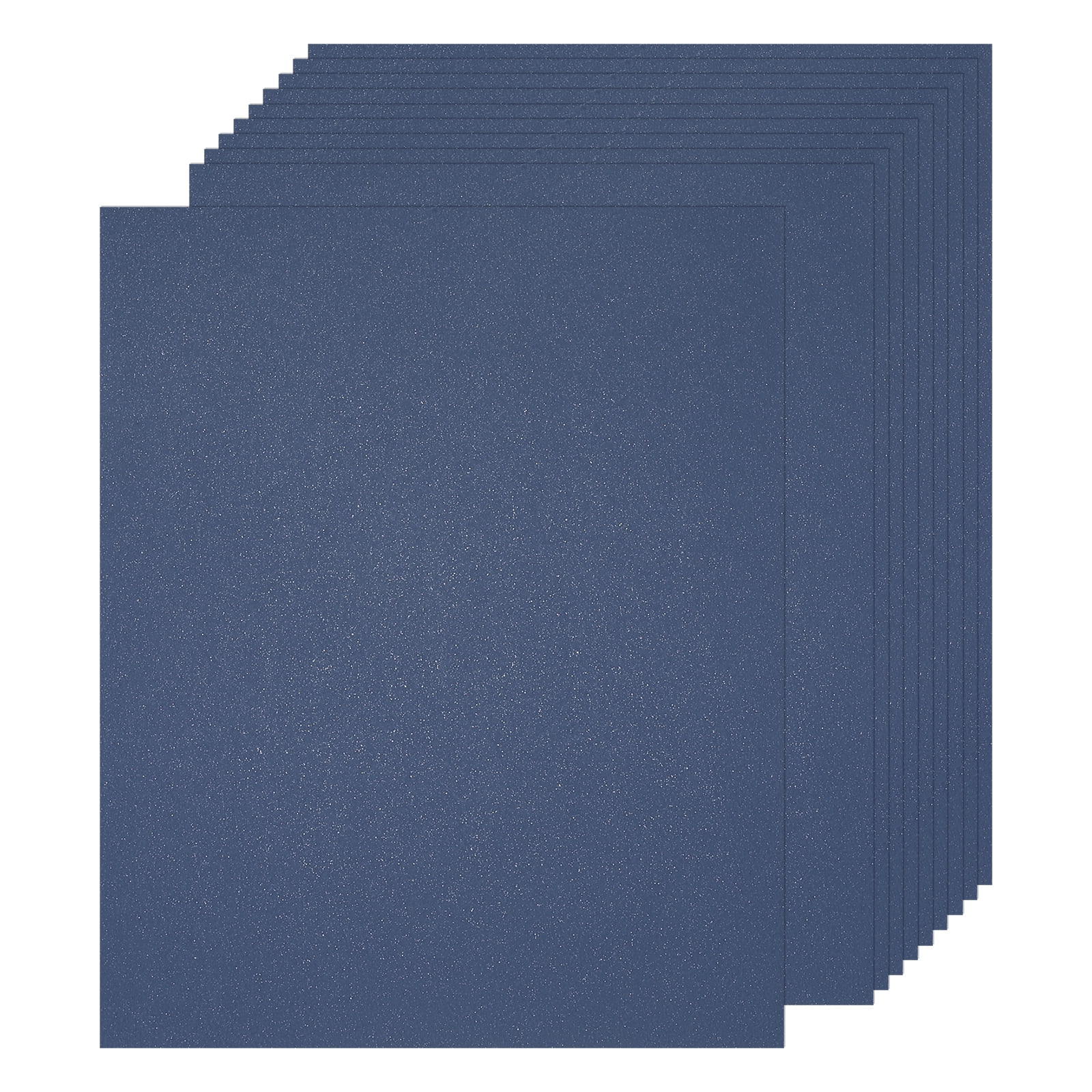 Uxcell Shimmer Cardstock Paper, Shimmer Paper Sheets, Metallic Cardstock Paper for Art Supplies, Paper Crafting, DIY Craft Gem Blue