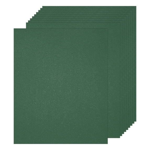 Uxcell Shimmer Cardstock Paper, Shimmer Paper Sheets, Metallic Cardstock Paper for Art Supplies, Paper Crafting, DIY Crafts Dark Green