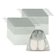 thumbnail image 1 of Uxcell Shoe Bags for Travel, Dustproof Drawstring Bags for Shoes and Accessories Gray 14", 1 of 7