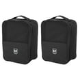 thumbnail image 1 of Uxcell Shoe Bags for Travel, Holds 3 Pairs of Shoes, Travel Accessories for Packing, Black 2 Pack, 1 of 6