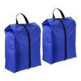 thumbnail image 1 of Uxcell Shoe Bags for Travel, Portable Shoe Bag with Zipper for Travel, Blue 2 Pack, 1 of 5