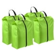 thumbnail image 1 of Uxcell Shoe Bags for Travel, Portable Shoe Bag with Zipper for Travel, Green 4 Pack, 1 of 5