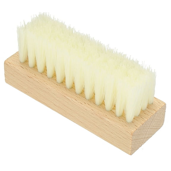 Uxcell Shoe Cleaner Brush, Square Handheld Polish Daubers for Leather Boots Cloth, Canvas, Sneakers, White