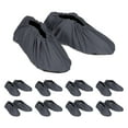 thumbnail image 1 of Uxcell Shoe Covers, 10 Pairs Reusable Washable Shoe Protector Covers for Household, Gray, 1 of 6