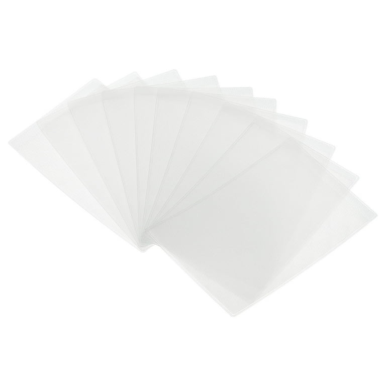 Uxcell Short Opening Protector ID Card Holder Soft Credit Card Sleeves,  White 100 Pack - Walmart.com
