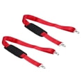 thumbnail image 1 of Uxcell Shoulder Strap, 2 Pcs Nylon Webbing Adjustable Replacement Strap with Detachable Anti Slip Padded Clip, Red, 1 of 6