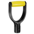 thumbnail image 1 of Uxcell Shovel D Grip Handle 1-1/4""(32mm) Inner Dia. ABS Spade Snow Shovel, Yellow/Black, 1 of 6