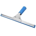 thumbnail image 1 of Uxcell Shower Window Squeegee Stainless Steel All Purpose Cleaning Tool 11.81 Inch Blue, 1 of 6