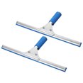 thumbnail image 1 of Uxcell Shower Window Squeegee Stainless Steel All Purpose Cleaning Tool 13.78 Inch Blue, 2 Pack, 1 of 6