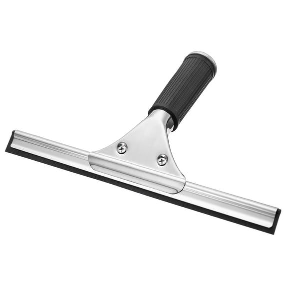 Uxcell Shower Window Squeegee Stainless Steel All Purpose Cleaning Tool 9.84 Inch Black