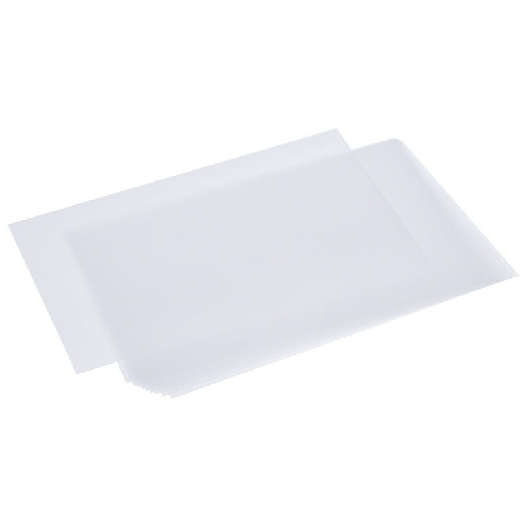 10 Pack DIY Solid White Inkjet Printable Heat Shrink Paper Shrink Plastic Film Sheets for DIY Art Jewelry Making Craft Deco Smooth Polish