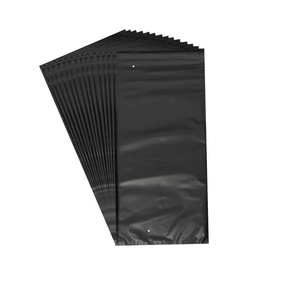 Uxcell Shrink Wrap Bags,100Pcs 5 x 10 Inches Black POF Heat Shrink Wrap Bags for Packaging Gift Baskets, Soap,Bath Balls,Candles, Stationery, Cosmetics and Homemade DIY Crafts