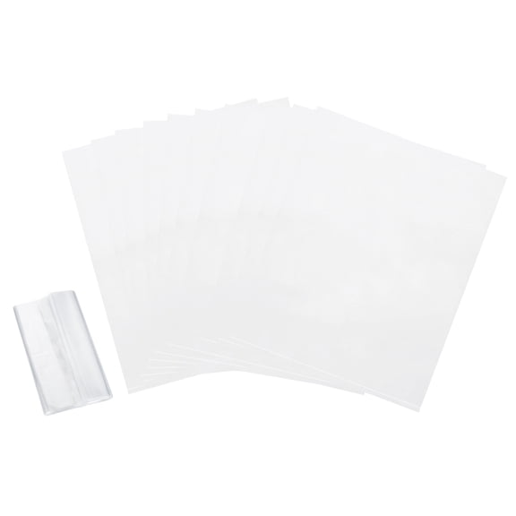 Uxcell Shrink Wrap Bags, (27.6 x 23.6 Inch) (25 Pcs) Clear POF Heat Seal Bags Sublimation Shrink Wrap Sleeves for Soap/Bath Bomb/Shoes/Jars/Gift Basket/Tumbler/DIY Projects