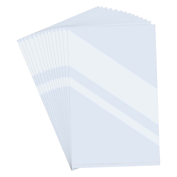 Uxcell Shrink Wrap Bags, 50Pcs 10 x 16 Inches Clear Heat Seal Bags for Packaging Soap,Bath Balls,Candles, Shoes, Stationery, Cosmetics and Homemade DIY Crafts