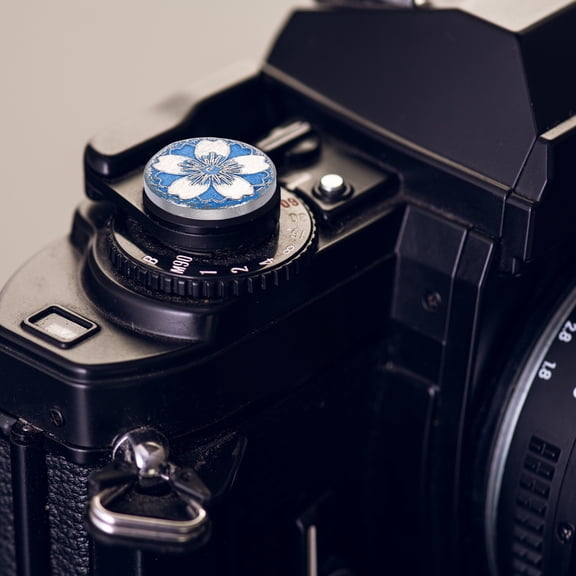 Uxcell Shutter Button (Blue) - Upscale Delicate, Camera Soft Release Button Aluminum Alloy Threaded Soft Release, for Fuji