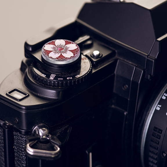 Uxcell Shutter Button (Red) - Upscale Delicate, Camera Soft Release Button Aluminum Alloy Threaded Soft Release, for Fuji