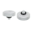 thumbnail image 1 of Uxcell Shutter Release Button Soft Shutter Release Button Copper Camera Shutter Button Carved, Silver 2 Pack, 1 of 6