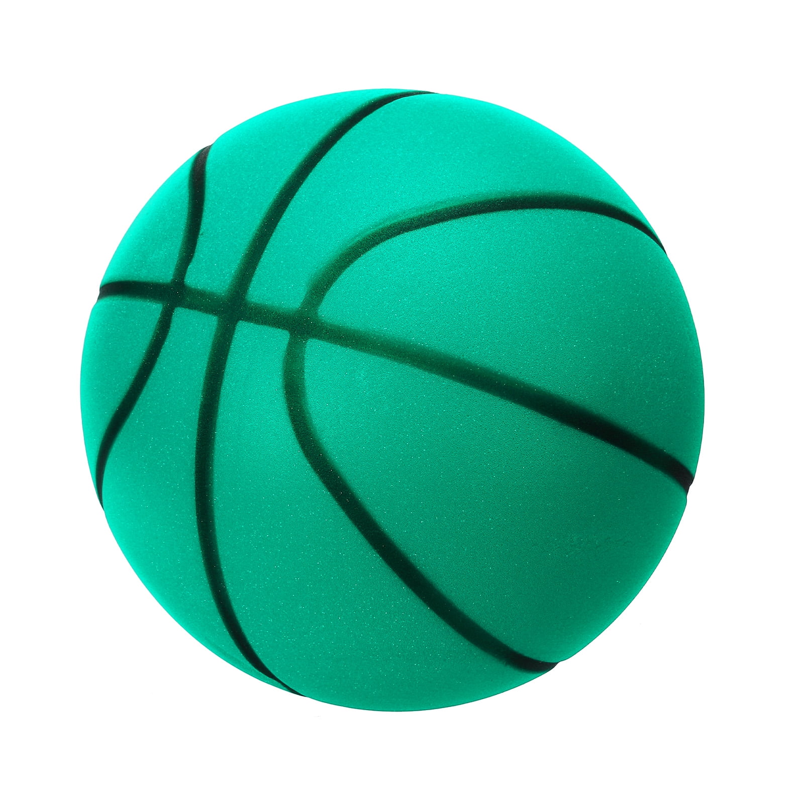Uxcell Silent Basketball, Size 5 No Noise High-Density Foam Dribbling Indoor Basketball for Quiet Dribbling and Indoor Training, Green