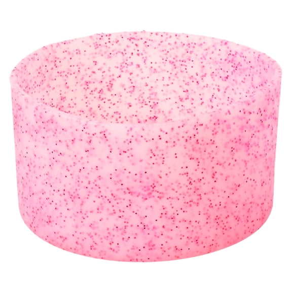 Uxcell Silicone Boot, 1pcs Bottom Sleeve Protector, Anti-Slip Protective Sleeve, Transparent Sequin Pink