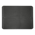 thumbnail image 1 of Uxcell Silicone Dish Drying Mat for Kitchen Counter, 18 x 16" Dish Drying Pad Heat Resistant Non-Slip for Kitchen Countertop Coffee Mat, Black, 1 of 7