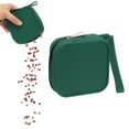 thumbnail image 1 of Uxcell Silicone Dog Treat Pouch, Auto Closure, Pocket Size, Portable Walking Bag for Dog and Cat 4x4 Inch (Dark Green, 1Pcs ), Intended for Pet Travel / Training / Walking, 1 of 7