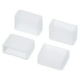 thumbnail image 1 of Uxcell Silicone End Cap Plug Cover, 200 Pack IP67 Waterproof Fit 3528/2835/3014 10mm Wide LED Tube Strip, Clear, 1 of 6
