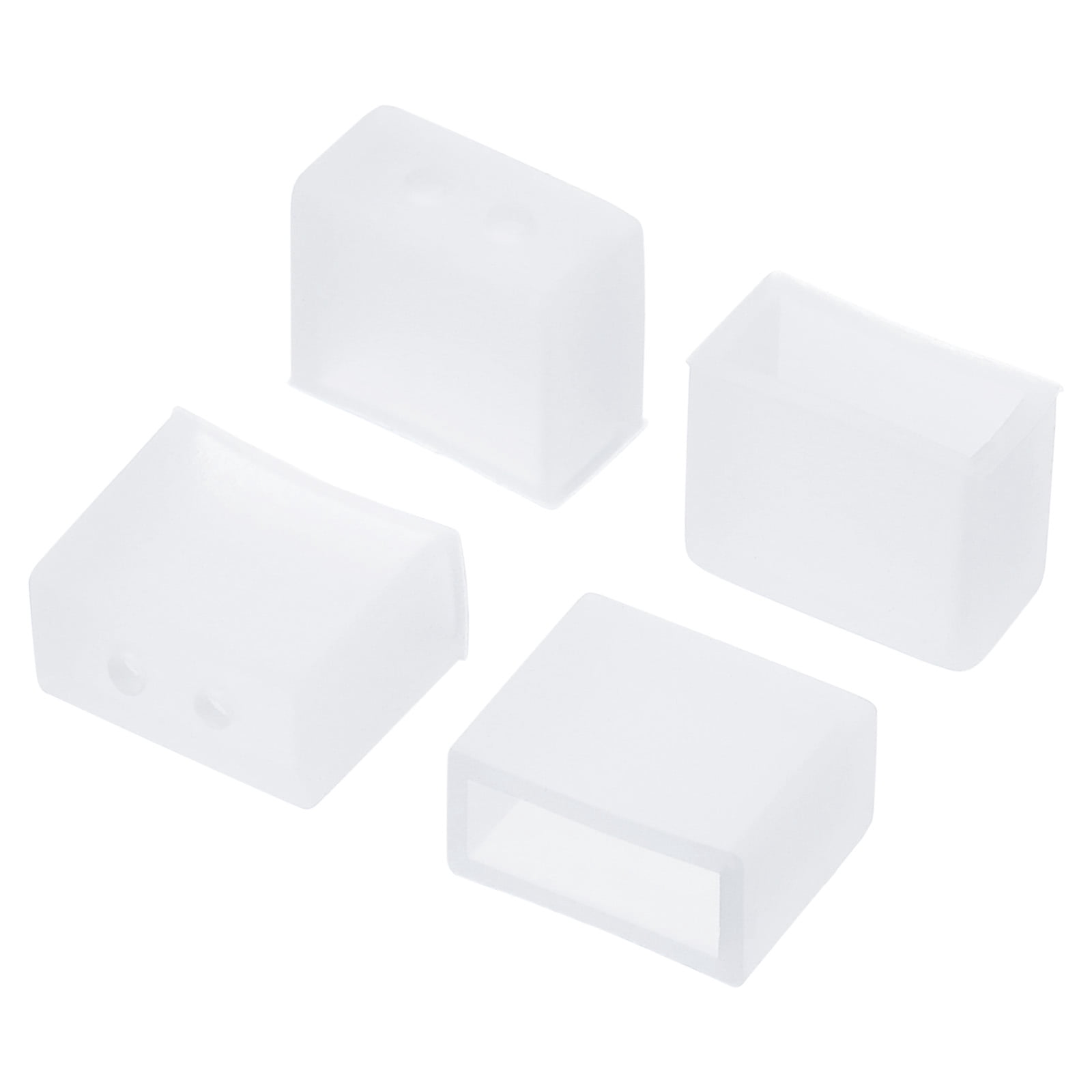 Uxcell Silicone End Cap Plug Cover with 2 Hole, 200 Pack Fit 3528/2835 ...