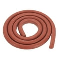 thumbnail image 1 of Uxcell Silicone Foam Seal Strip, 0.5"Wx0.4"Tx6.6FT Semicircular High-Density Solid Sponge Rubber Weather Stripping Cord for Sealing Gap Blocker Insulation, Red, 1 of 6