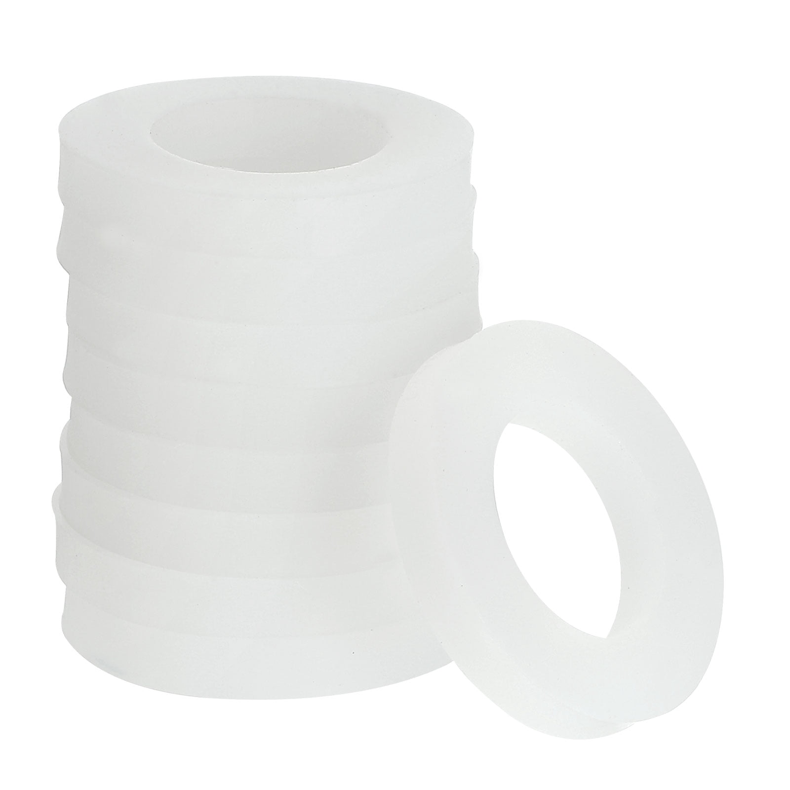 Uxcell Silicone Gasket 19mm OD 11mm ID 3mm Width VMQ Seal Rings