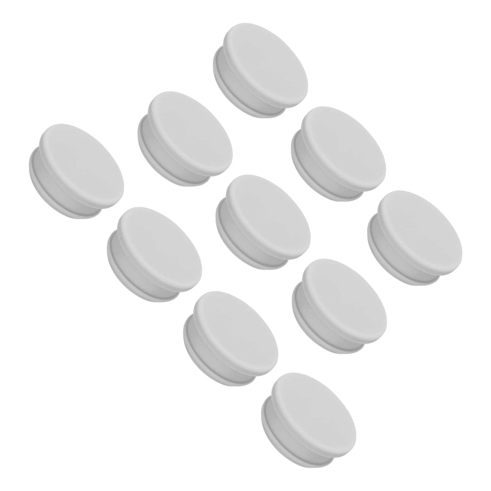 20 Pcs Black Silicone Hole Plugs - 6mm (0.24\") Diameter Waterproof Sealing Plugs For DIY & Repair