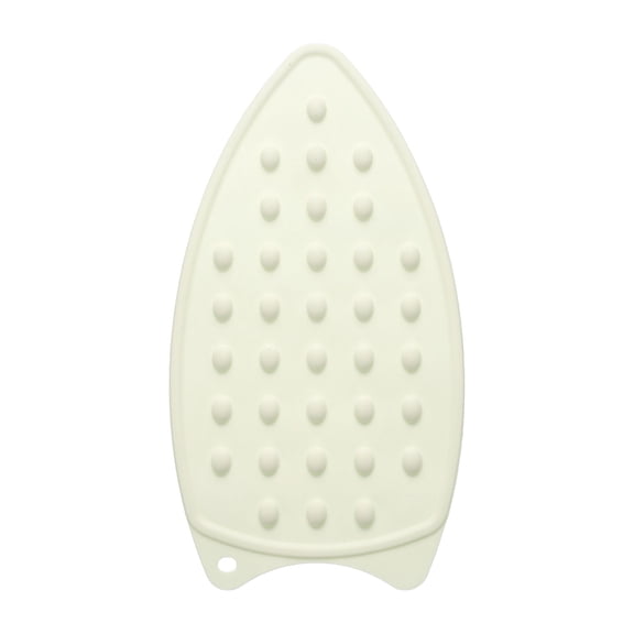 Uxcell Silicone Iron Rest Pad, Multipurpose Iron Hot Resistant Mat Iron Rest Plate, Cream